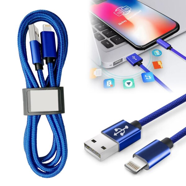 【3.3ft/1m】Nylon Braided USB Cable For IPhone - Image 2