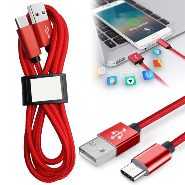 [3.3ft/1m] Nylon Braided USB Cable For Type-C - Image 4