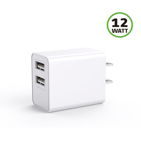 2.4A Dual USB Wall Adapter