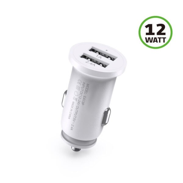 2.4A Dual USB Car Adapter