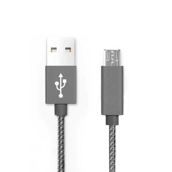 [3.3ft/1m] Nylon Braided USB Cable For Mirco USB