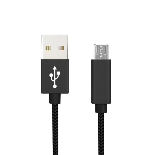 [3.3ft/1m] Nylon Braided USB Cable For Mirco USB