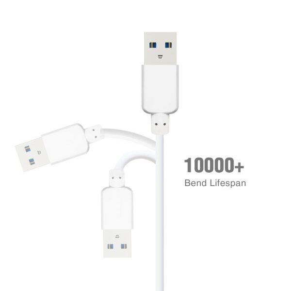 5ft Faster Speed Charging Cable For IOS-White - Image 6