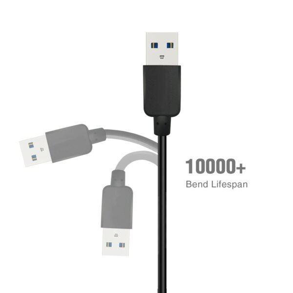 5ft Faster Speed Charging Cable For IOS-Black - Image 6