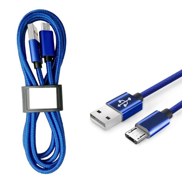 [3.3ft/1m] Nylon Braided USB Cable For Mirco USB - Image 3