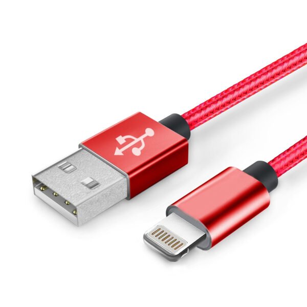 【3.3ft/1m】Nylon Braided USB Cable For IPhone - Image 4