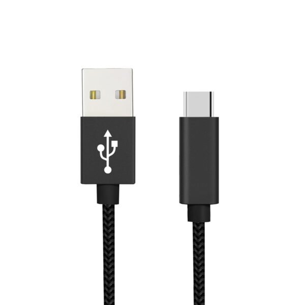 [3.3ft/1m] Nylon Braided USB Cable For Type-C