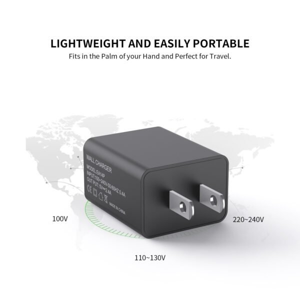 2.4A Dual USB Wall Adapter - Image 5