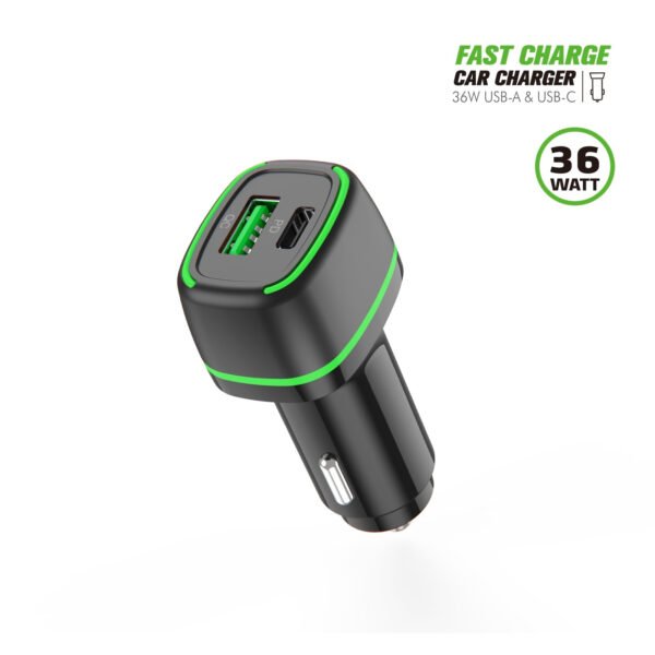 36W FAST CAR CHARGER 18W PD+18W QC - Image 6