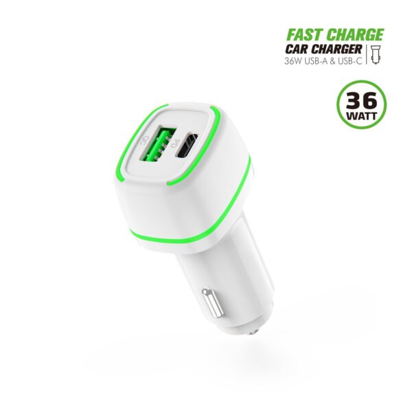 36W FAST CAR CHARGER 18W PD+18W QC - Image 5