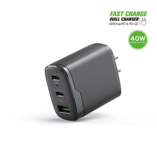 40W Dual PD+QC FAST WALL CHARGER - Image 7