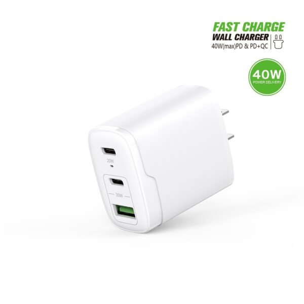 40W Dual PD+QC FAST WALL CHARGER - Image 7