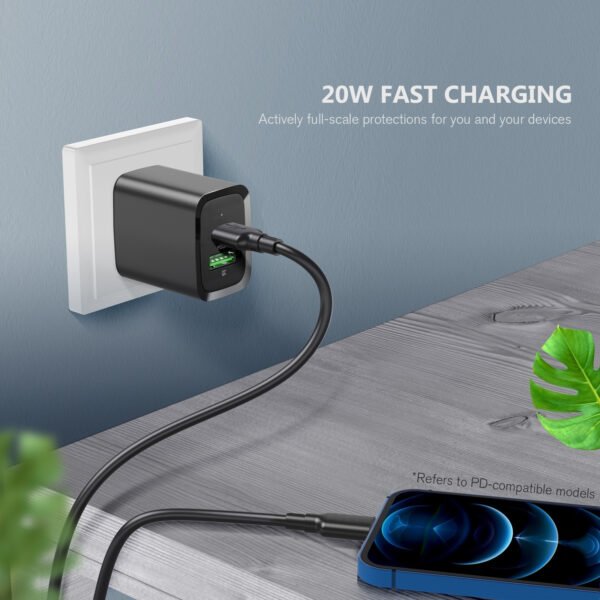 20W PD+QC FAST WALL CHARGER - Image 6