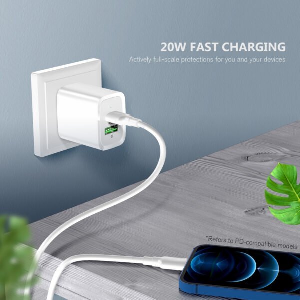 20W PD+QC FAST WALL CHARGER - Image 6