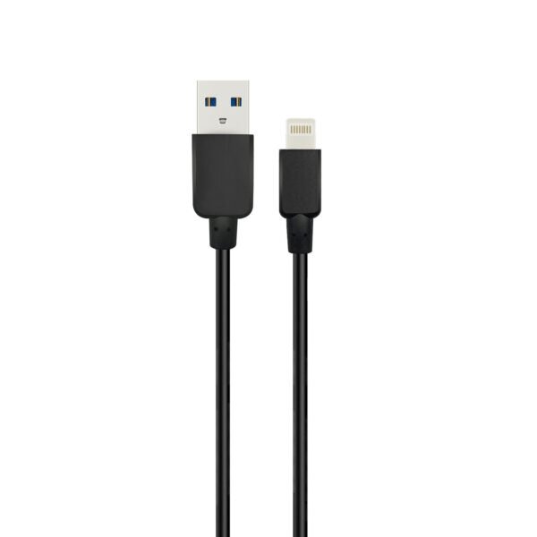 5ft Faster Speed Charging Cable For IOS-Black - Image 2