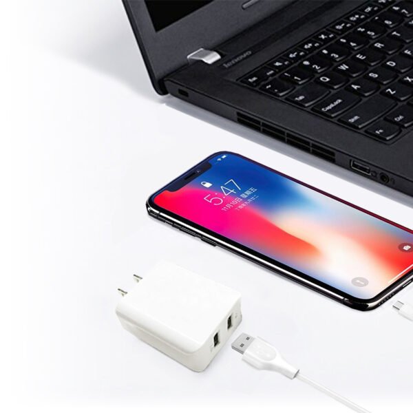 12W 2.4A Dual USB Travel Wall Charger With 5FT Charging Cable For IPhone XS MAX/XS/XR/X/8/7 - Image 7