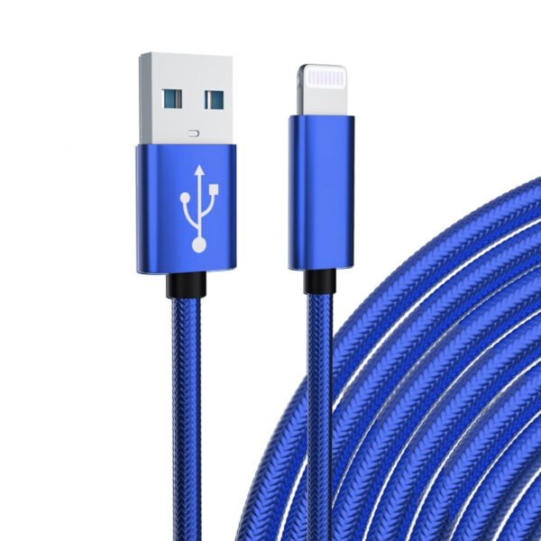 Esoulk 10FT USB Cable For IPhone XS/XR/XS MAX 1.7A-Blue