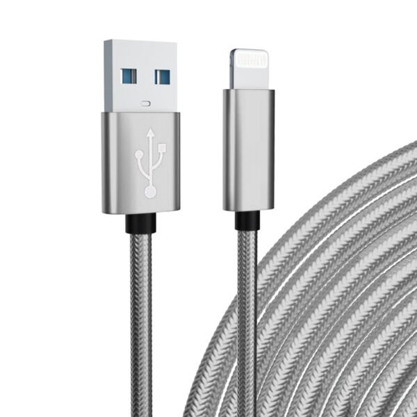 10FT USB Cable For IPhone XS/XR/XS MAX 1.7A-Silver