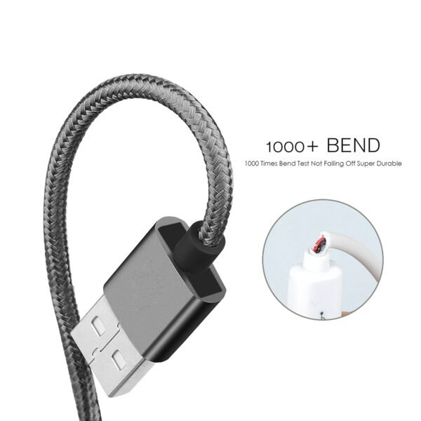 10FT USB Cable For IPhone XS/XR/XS MAX 1.7A-Silver - Image 3