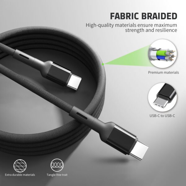 4FT FABRIC CABLE For C To C - Image 6