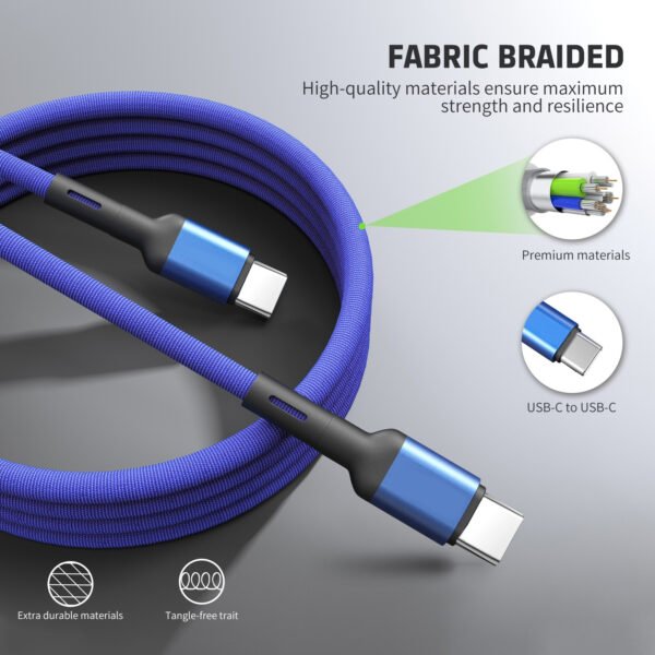 4FT FABRIC CABLE For C To C - Image 6