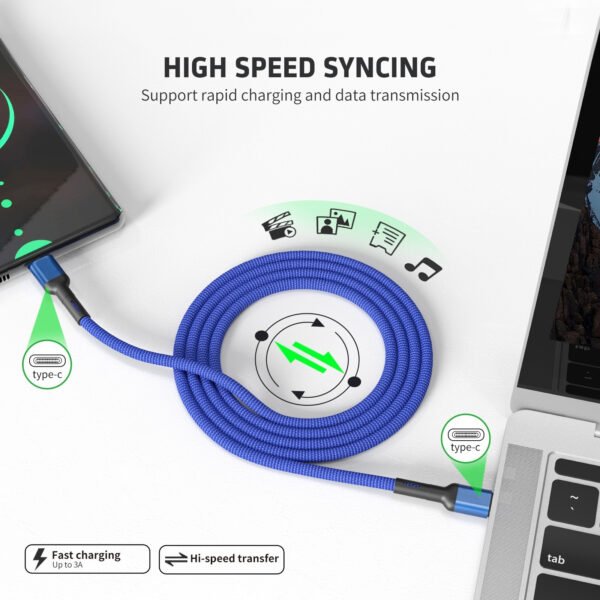 4FT FABRIC CABLE For C To C - Image 5