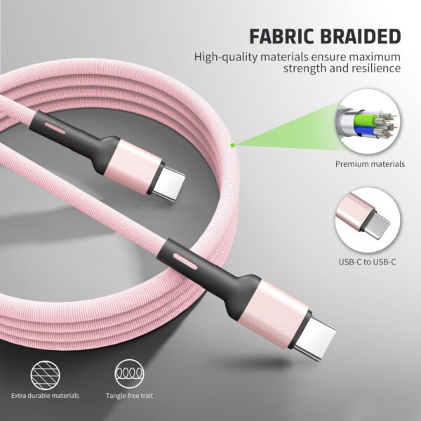 4FT FABRIC CABLE For C To C - Image 6