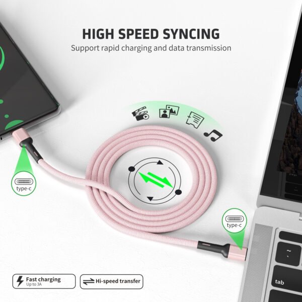 4FT FABRIC CABLE For C To C - Image 5