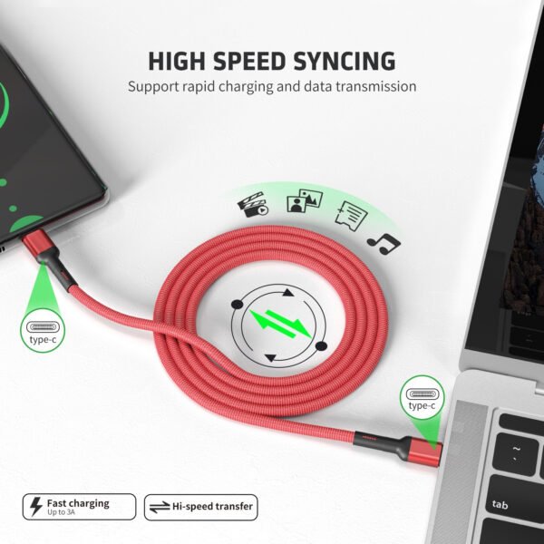 4FT FABRIC CABLE For C To C - Image 5