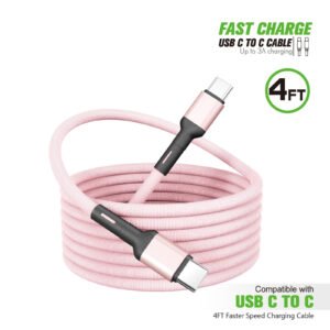 4FT FABRIC CABLE For C To 8Pin