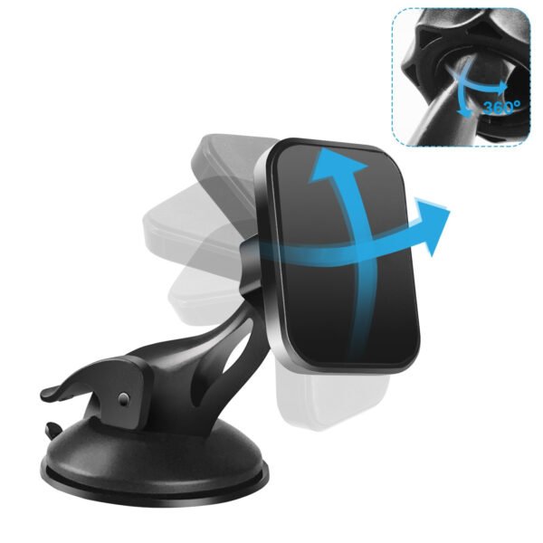 Magnetic Car Phone Holder Dashboard Windshield Mount With Dashboard Pad - Image 8