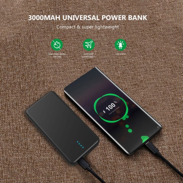 3000 MAh UNIVERSAL POWER BANK - Image 5