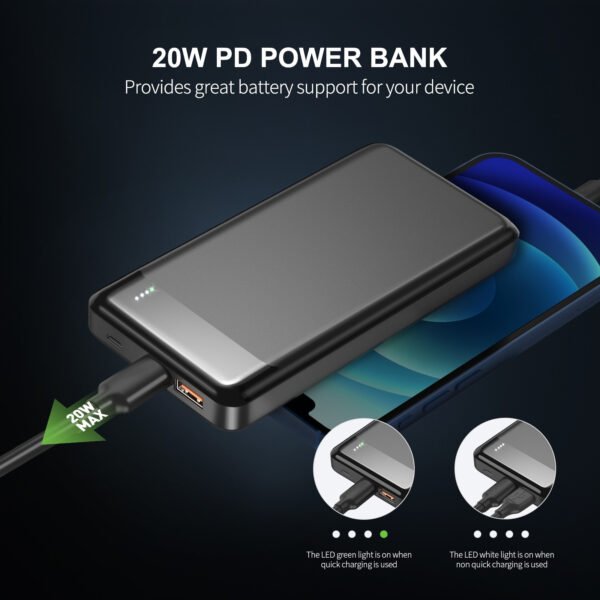 10000mAh PD20W&QC18W POWER BANK - Image 6