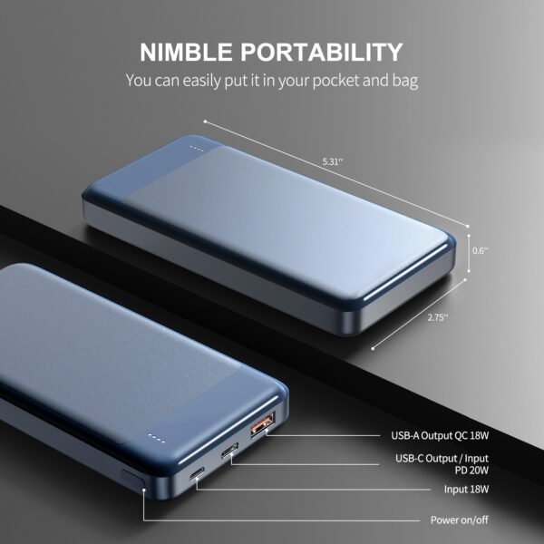 10000mAh PD20W&QC18W POWER BANK - Image 5