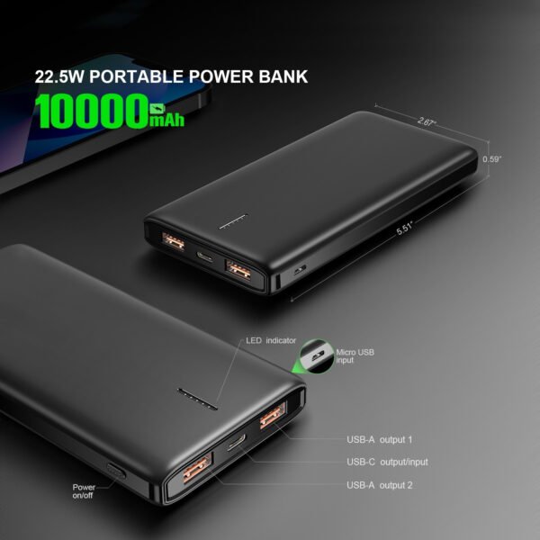 10000mAh PD20W+QC 22.5W POWER BANK - Image 6