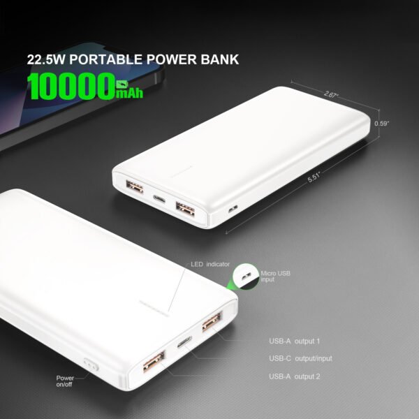 10000mAh PD20W+QC 22.5W POWER BANK - Image 6