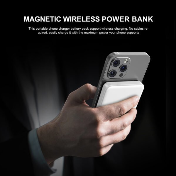 5000mAh 5W MAGNETIC WIRELESS POWER BANK (6/36) - Image 2