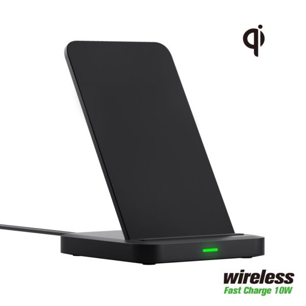 QI 10W Vertical Double Coil Wireless Fast Charger - Image 8