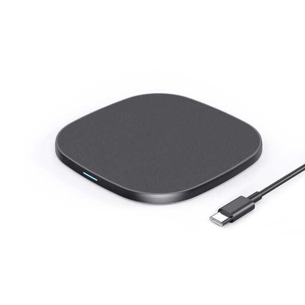 15W QI WIRELESS CHARGER & 5FT TYPE-C CHARGING CABLE