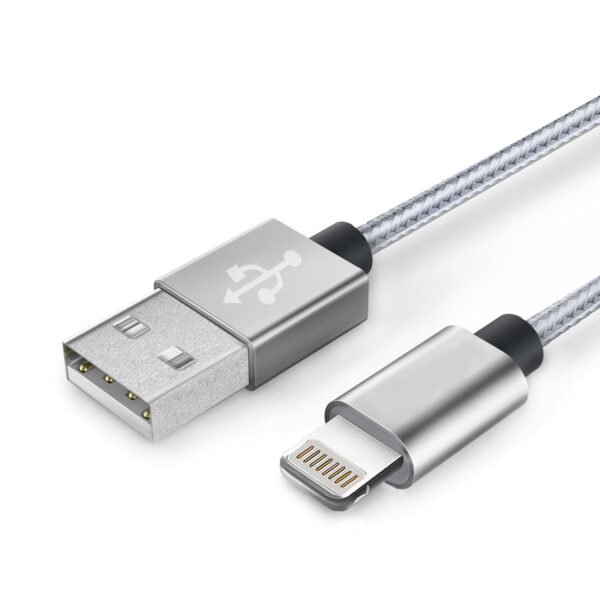 【3.3ft/1m】Nylon Braided USB Cable For IPhone - Image 4