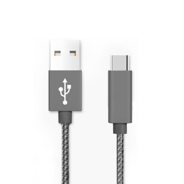 [3.3ft/1m] Nylon Braided USB Cable For Type-C